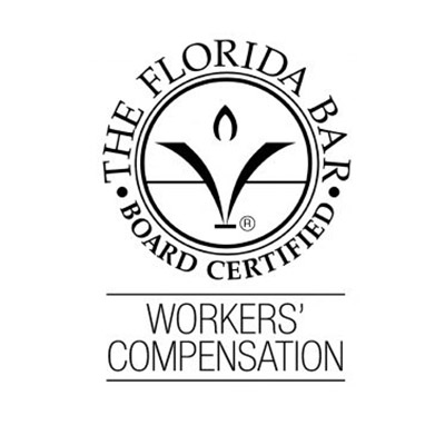 The Florida Bar Board Certified Workers' Compensation logo